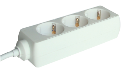 Tracon 3 fejes elosztó, 250 V AC, 3 x SHUKO