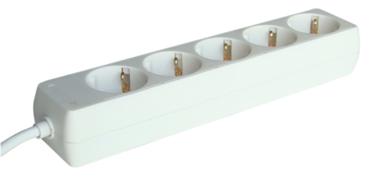 Tracon 5 fejes elosztó, 250 V AC, 5 x SHUKO