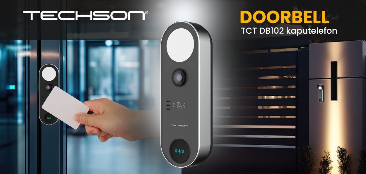 A régi megoldásoknak csengettek – Itt az új Techson kaputelefon!