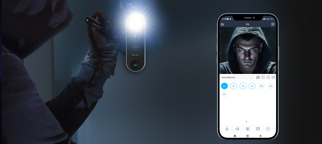 Techson TCT DB102 kaputelefon szabotázs