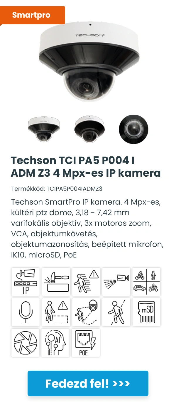 Fedezd fel a Techson PA5 P004 kamerát!